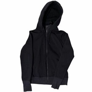 Athleta Unstoppable Black Full Zip Fleece Jacket Hoodie Womens S Athleisure